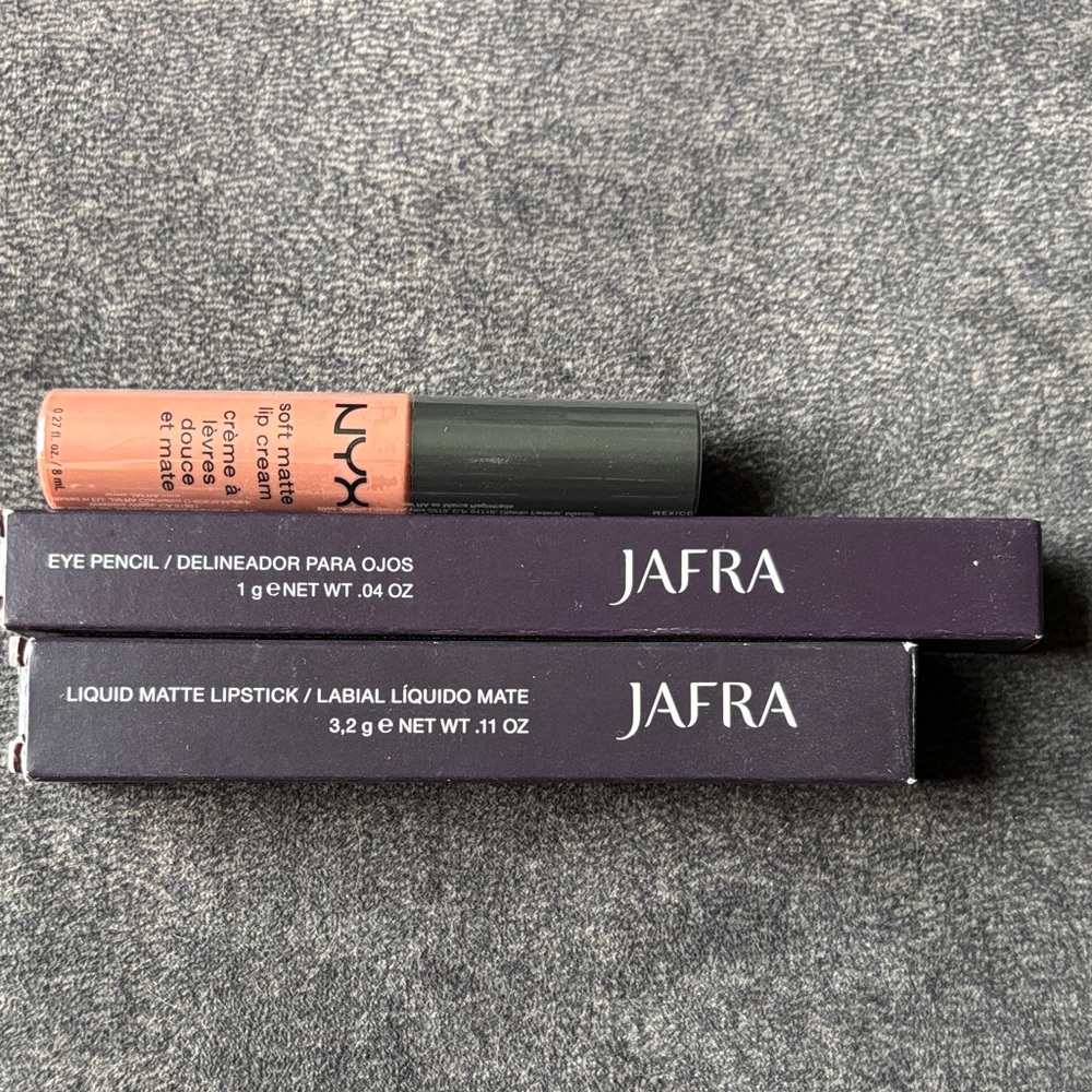 NYX lip cream & Jafra items
